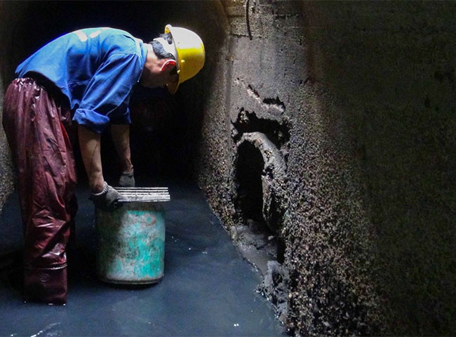Nh&acirc;n vi&ecirc;n nạo v&eacute;t hố ga chuy&ecirc;n nghiệp