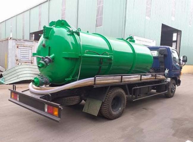 Xe vận chuyển bùn vi sinh quận 11 hiện đại